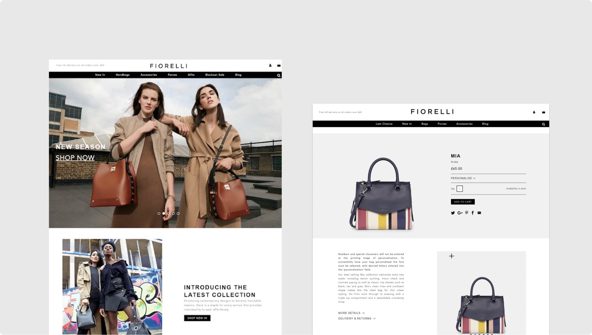 Putting Fiorelli firmly in the fashion spotlight