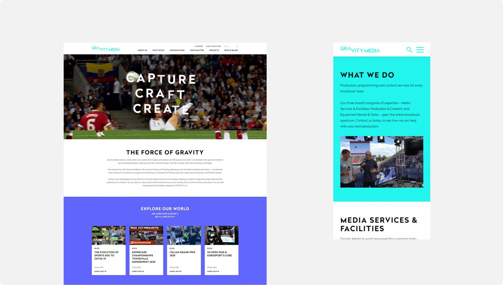 Bringing four brands into one Gravity Media