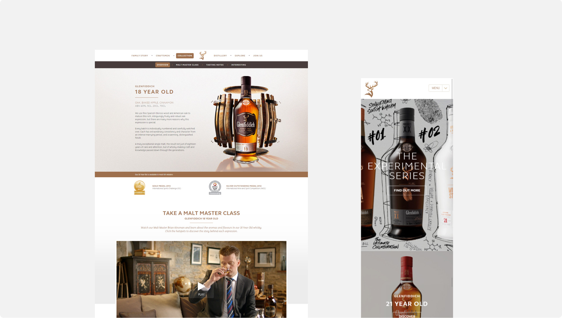 desktop layoutsGLENFIDDICH v3